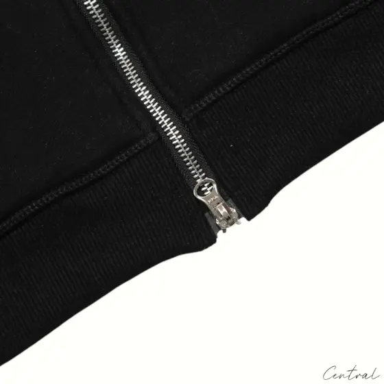 Corteiz RTW HMP Thermal Zip Hoodie - Black