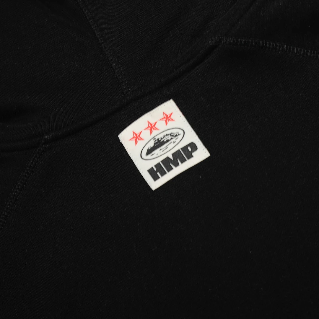 Corteiz RTW HMP Thermal Zip Hoodie - Black