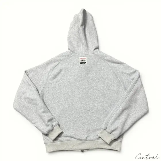 Corteiz HMP Thermal Zip Hoodie [Heather Grey]