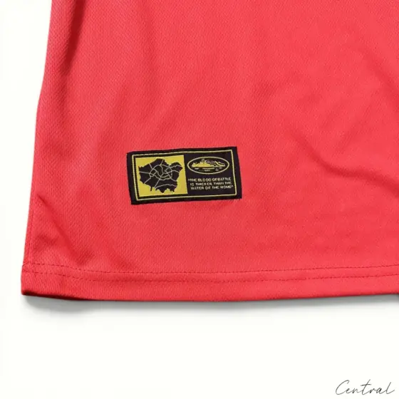 Corteiz Alcatraz Football Jersey - Red/Black
