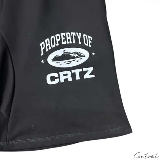Corteiz RTW Property Shorts – Black