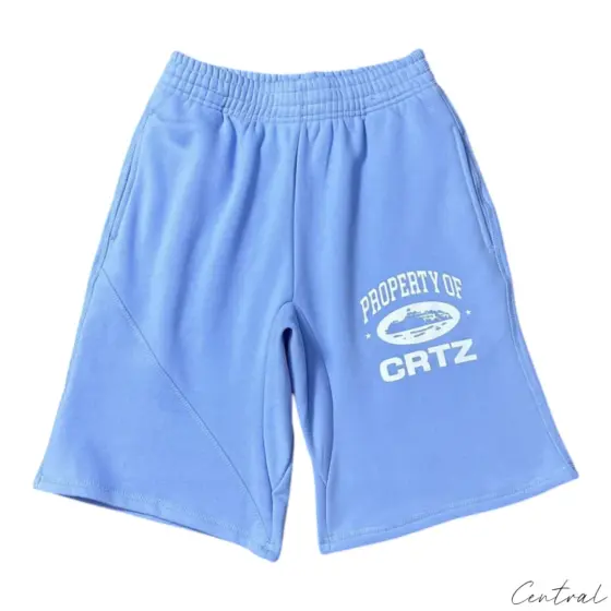 Corteiz RTW Property Shorts – Baby Blue