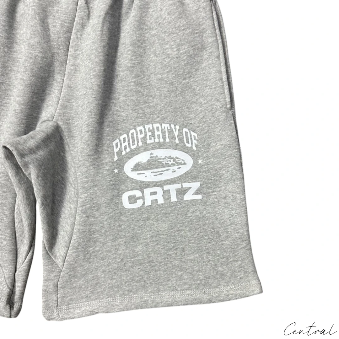 Corteiz RTW Property Shorts – Gray