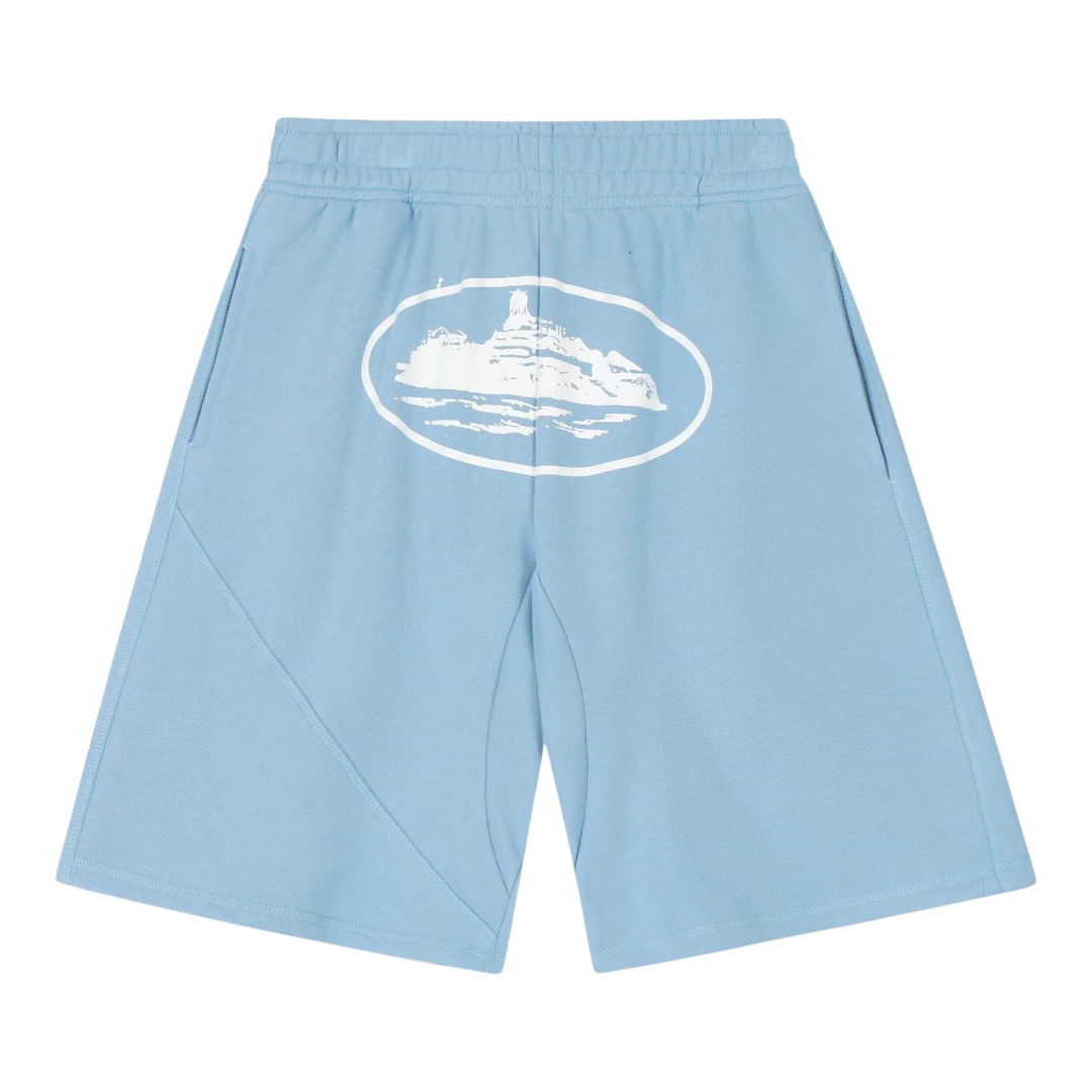 Corteiz Alcatraz Shorts Baby Blue
