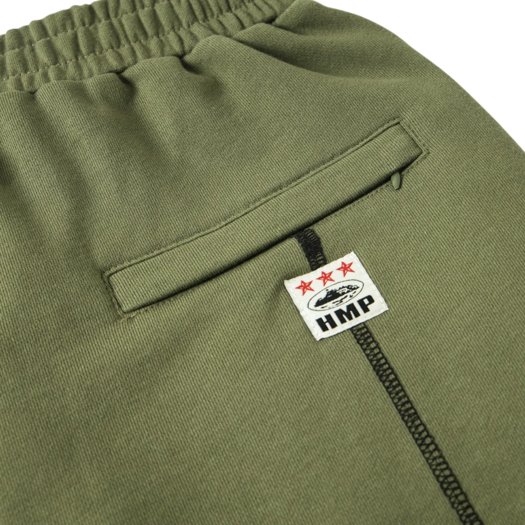Corteiz HMP Open Hem Sweatpant 'Olive'