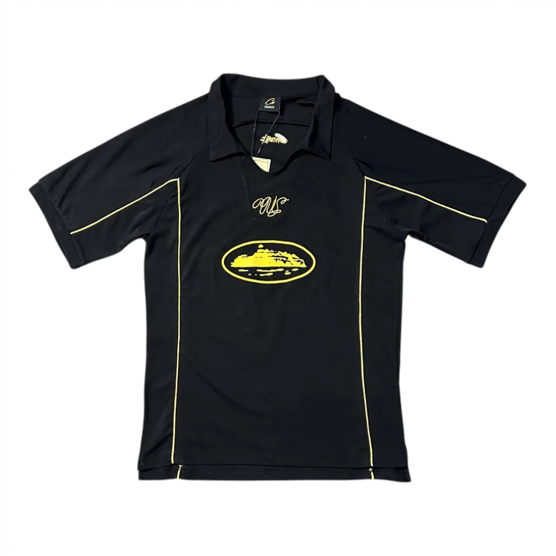 Corteiz Talismo Football Jersey Black/Yellow