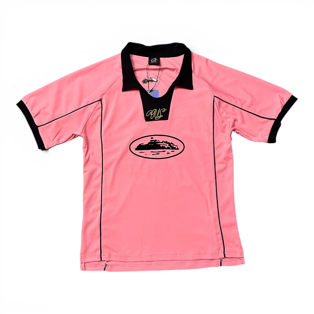 Corteiz Talismo Football Jersey Pink