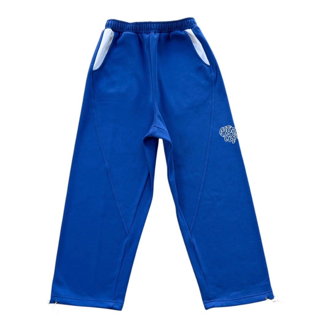 Mertra SweatPants - trousers color blue and white