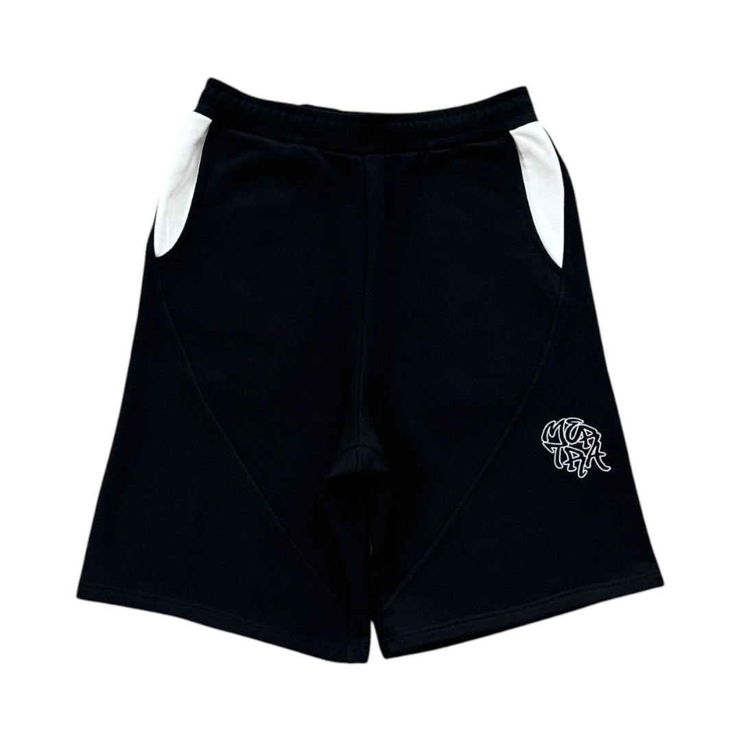 Mertra Short - Shorts Black and white
