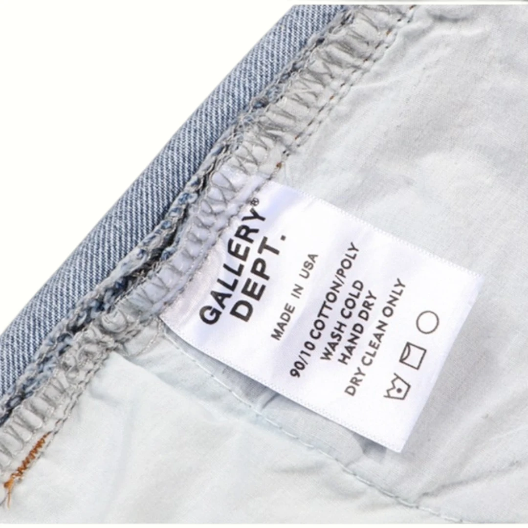 Gallery Dept. Flared Denim Jeans - Blue / Light Gray