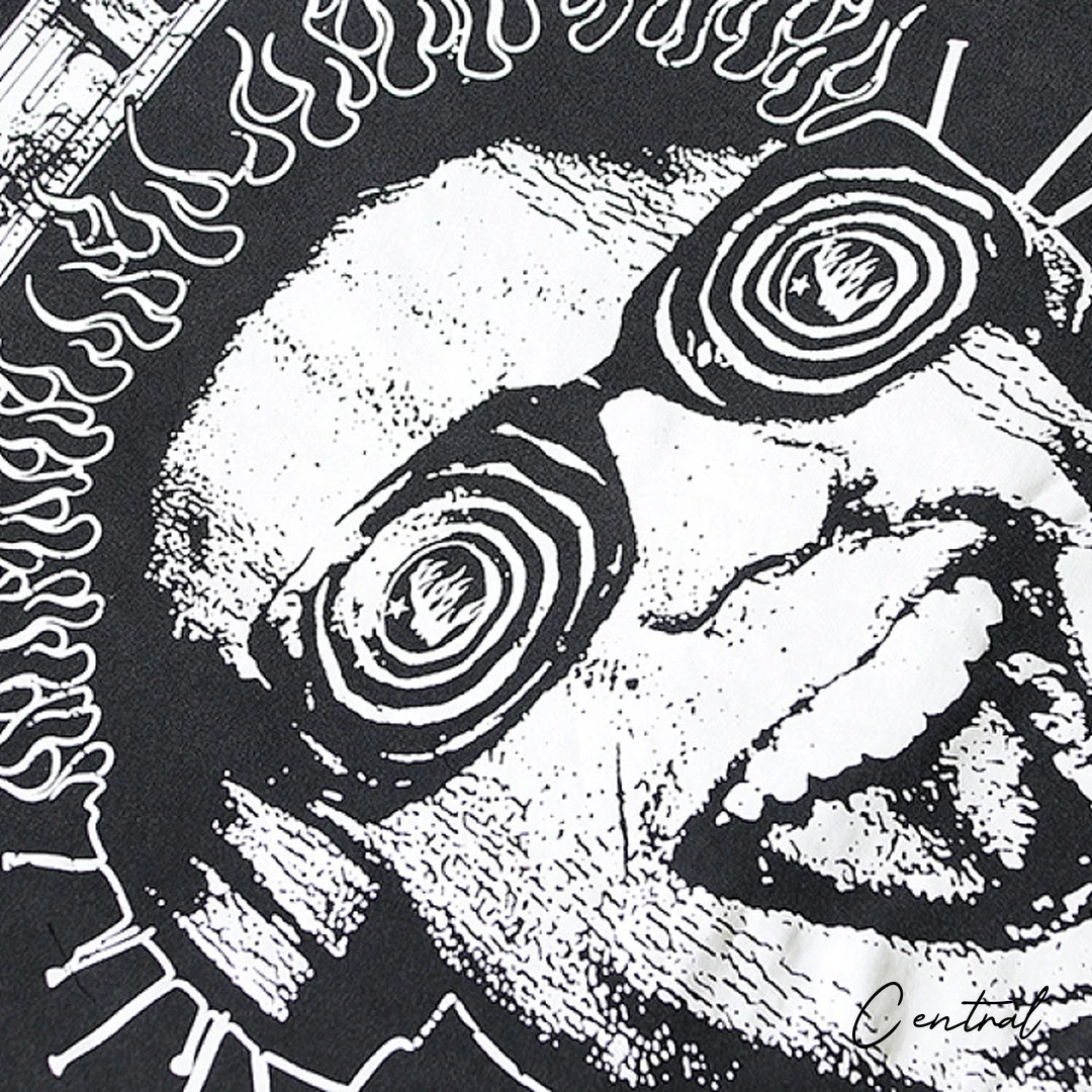 Hellstar Screaming Face T-Shirt - Black