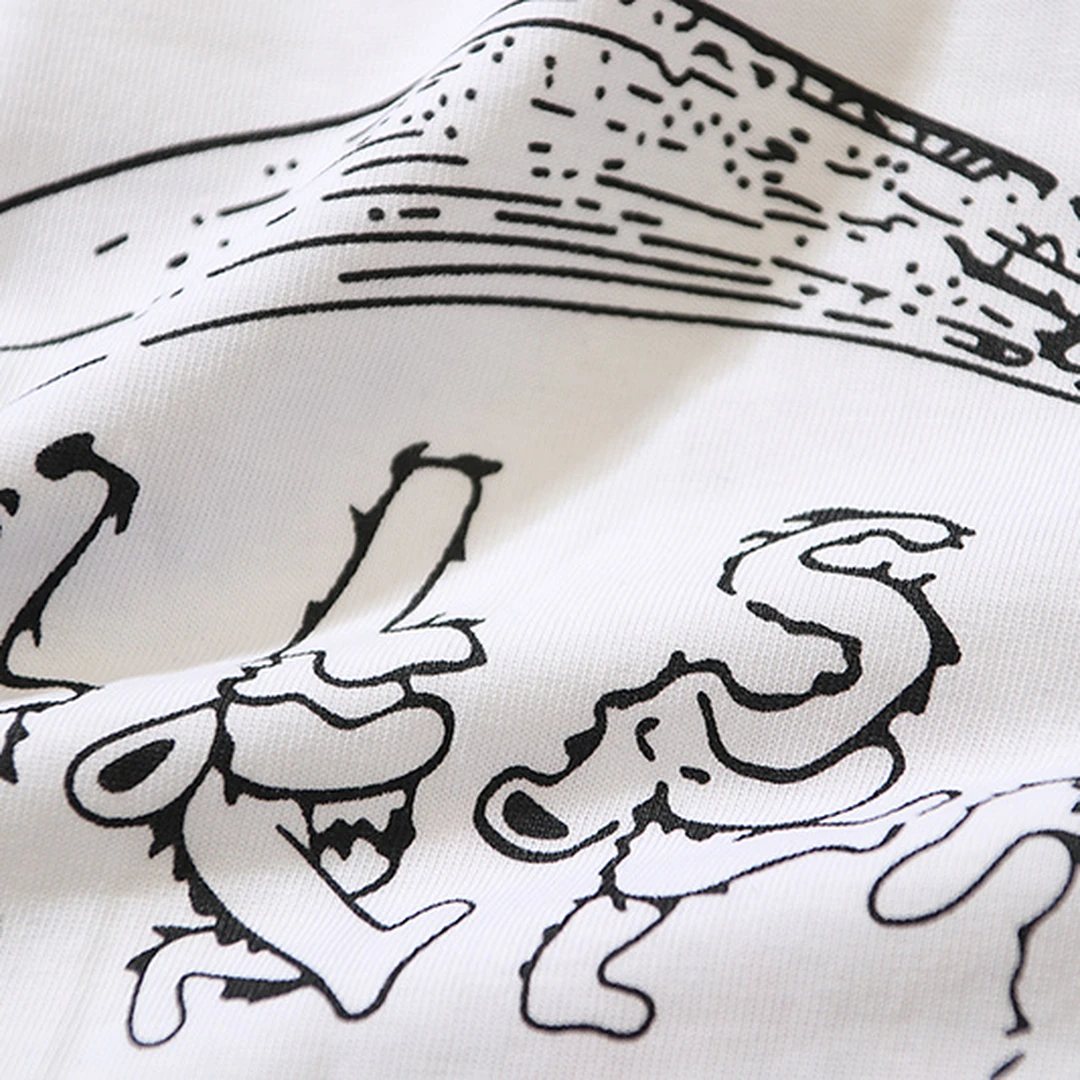 Hellstar Anime Character Cluster T-Shirt - White