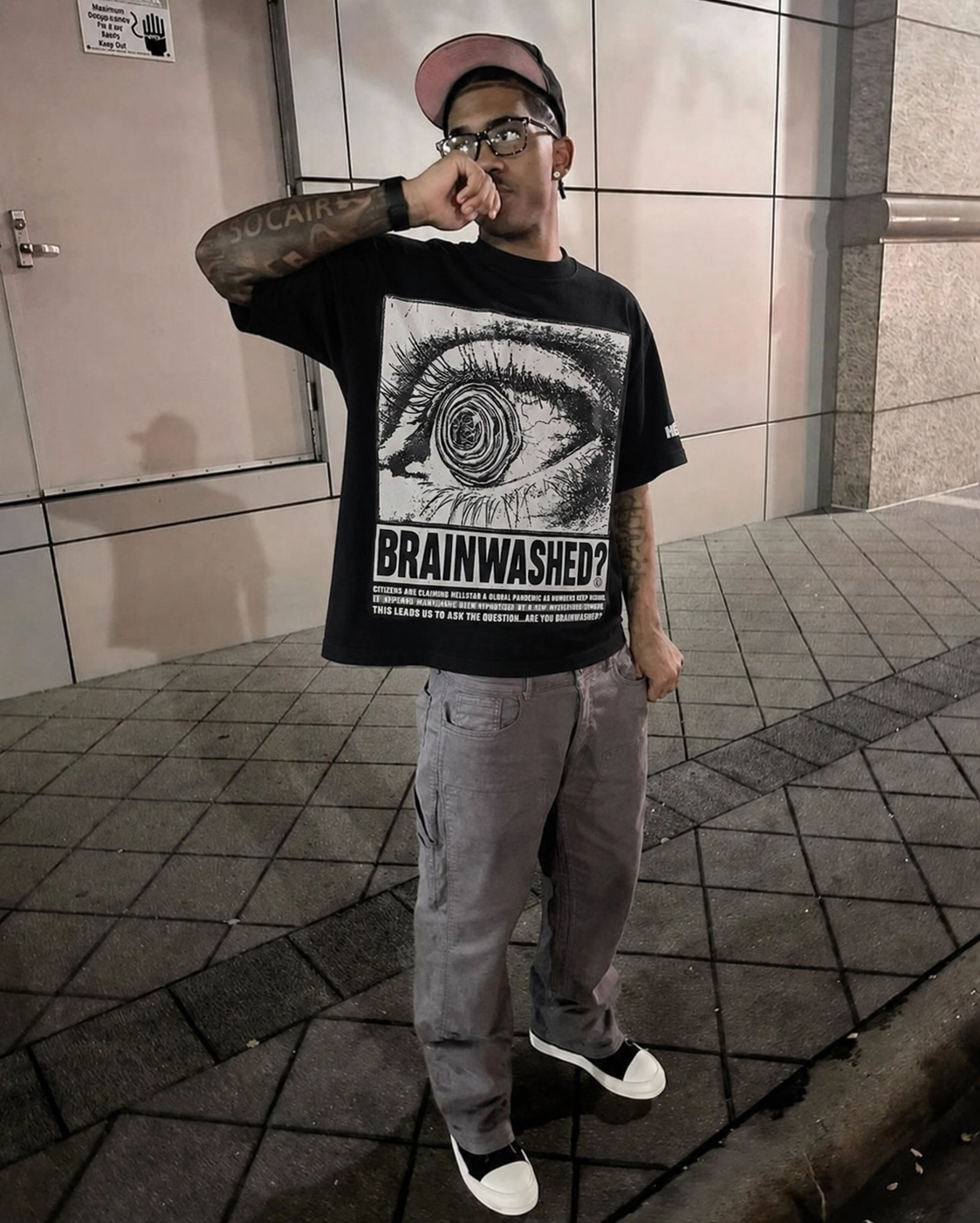 Hellstar Brainwashed T-Shirt - Black