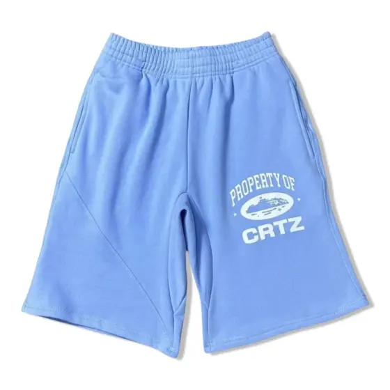 Corteiz RTW Property Shorts – Baby Blue