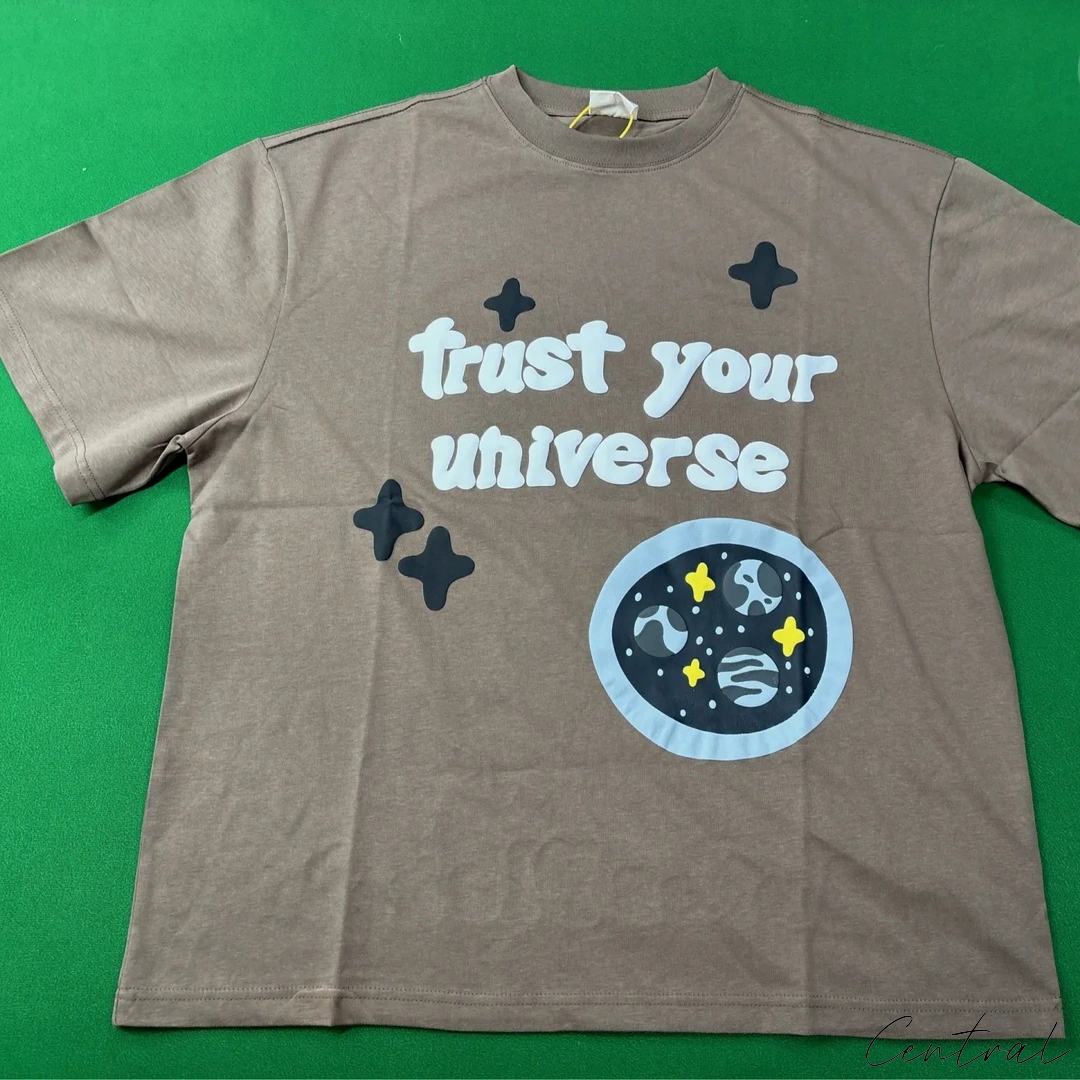 Broken Planet Trust Your universe T-Shirt - Brown