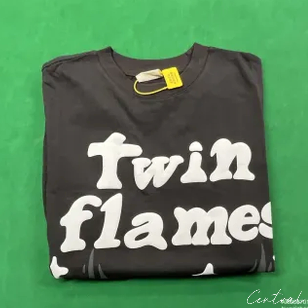 Broken Planet Twin Flames T-Shirt - Dark Gray