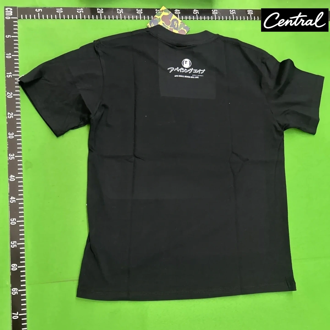 BAPE Ape Head Bapesta Indigo Tee - Black