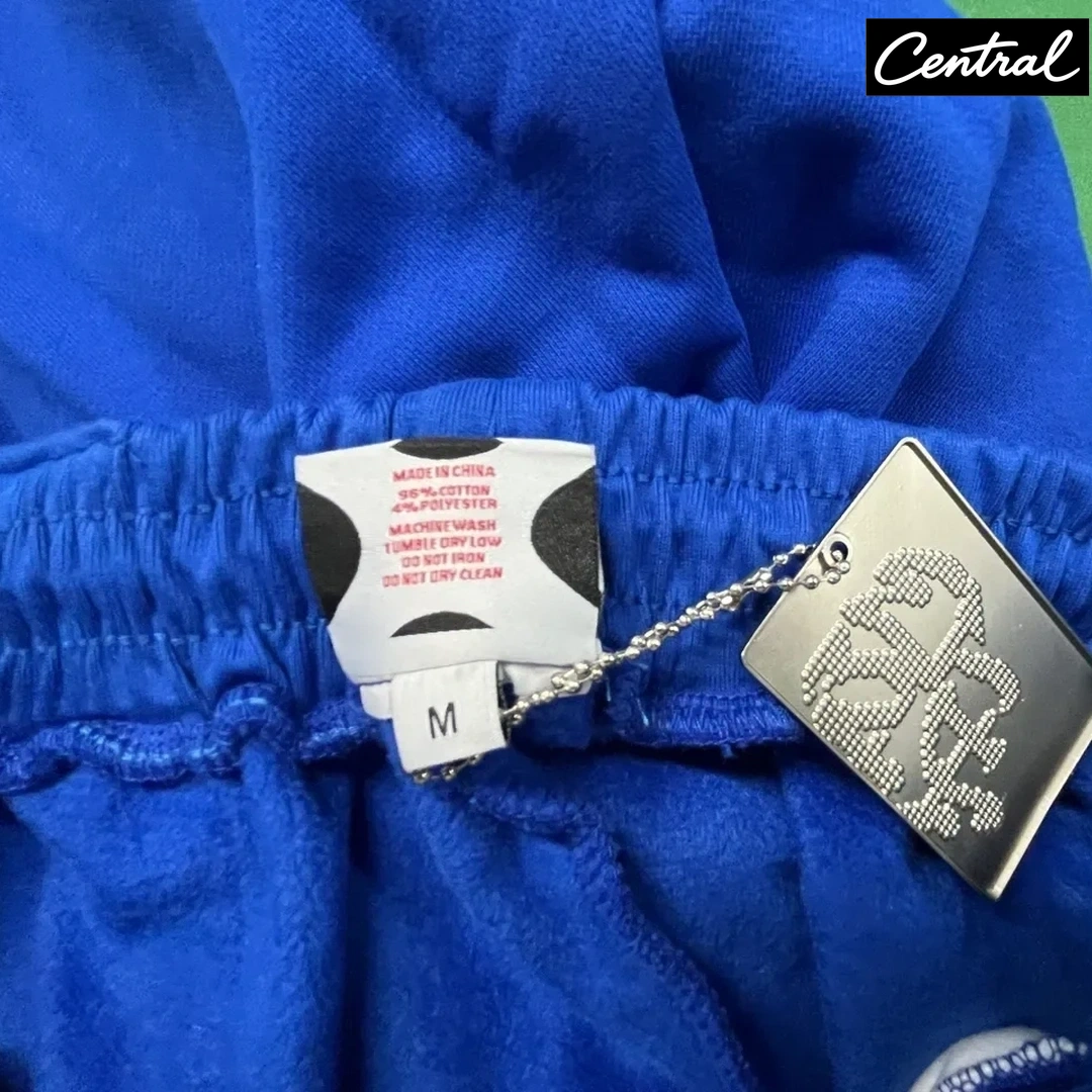 Mertra SweatPants - trousers color blue and white