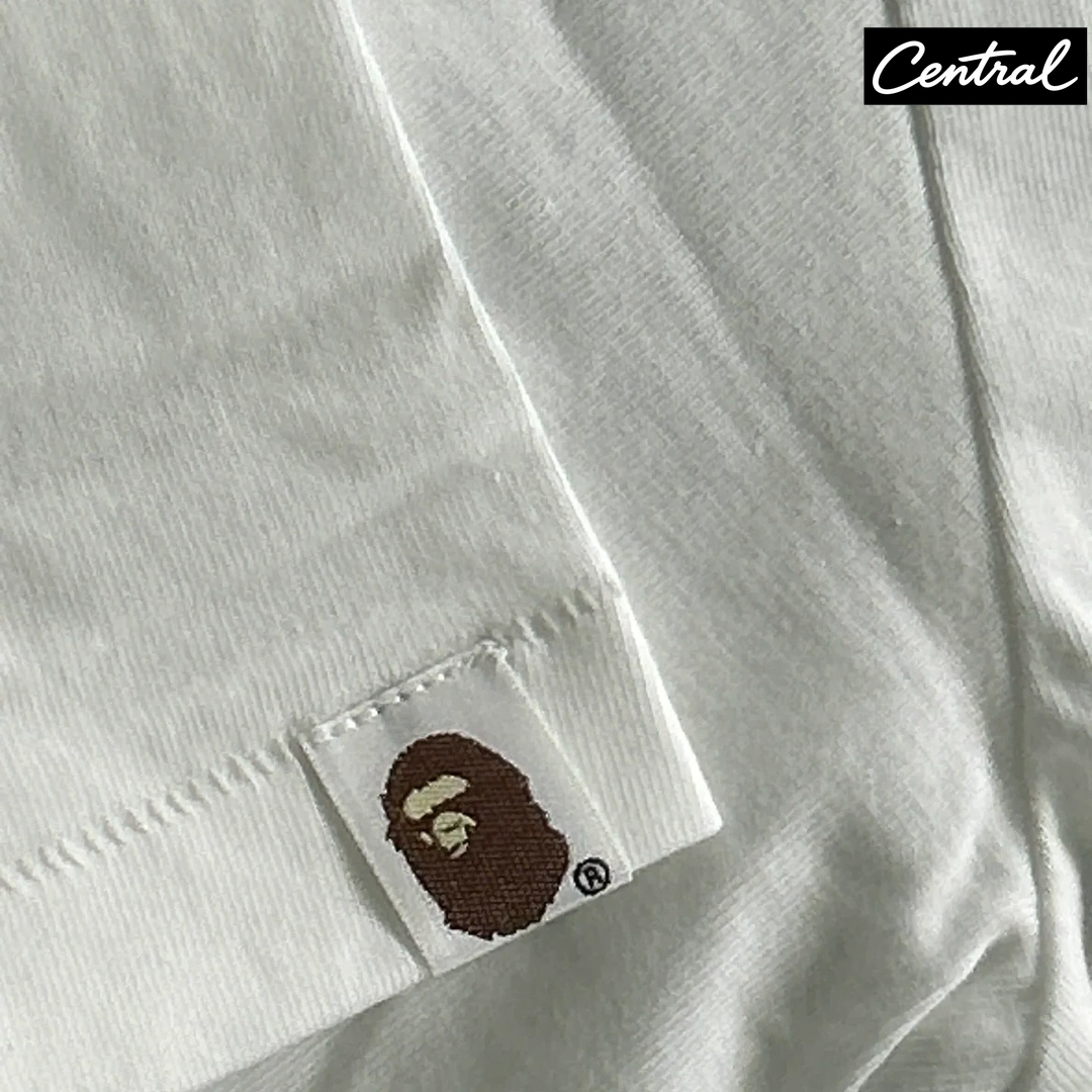 BAPE A BATHING APE Abc Camo By Bathing Ape Tee - white green
