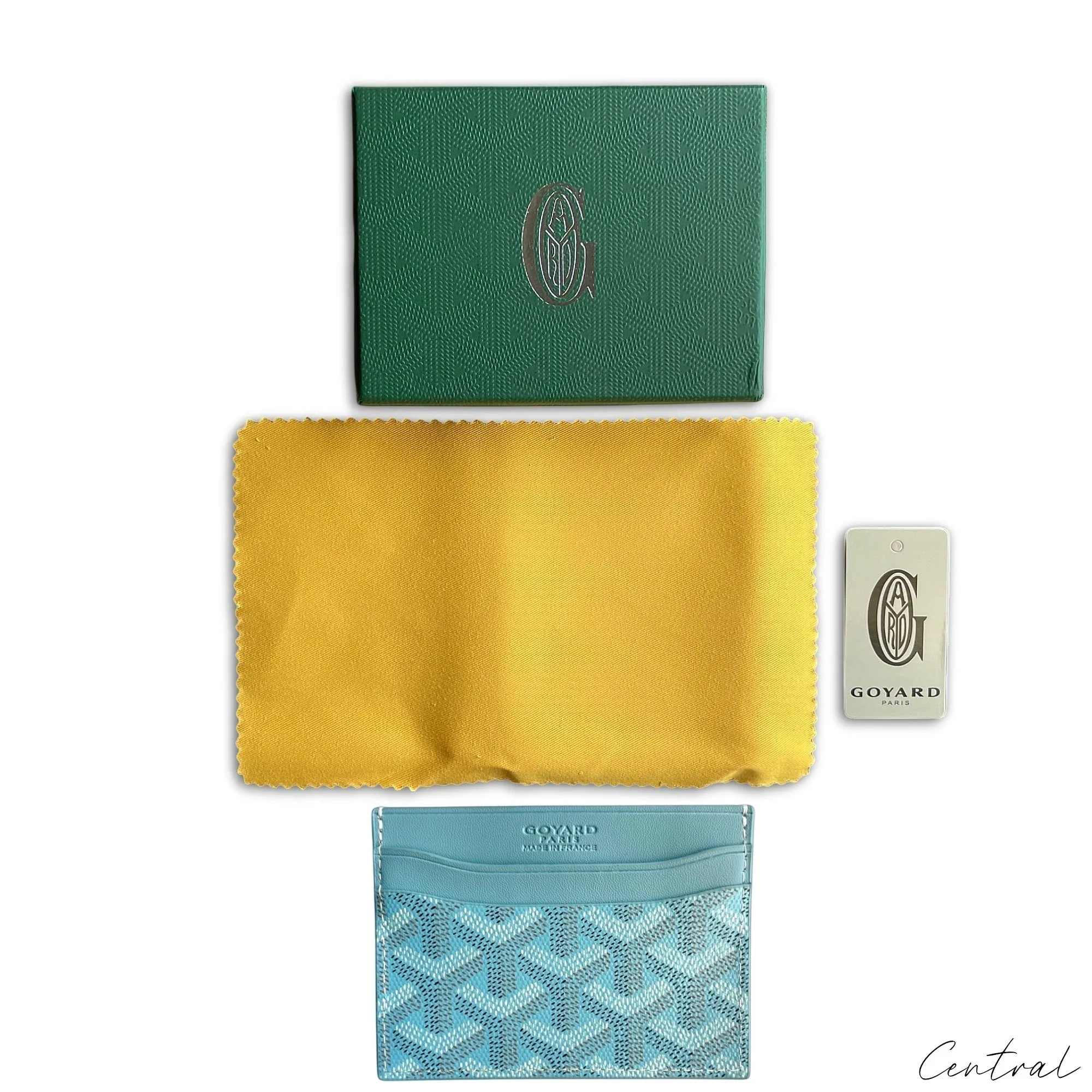 Goyard Card holder Baby Blue