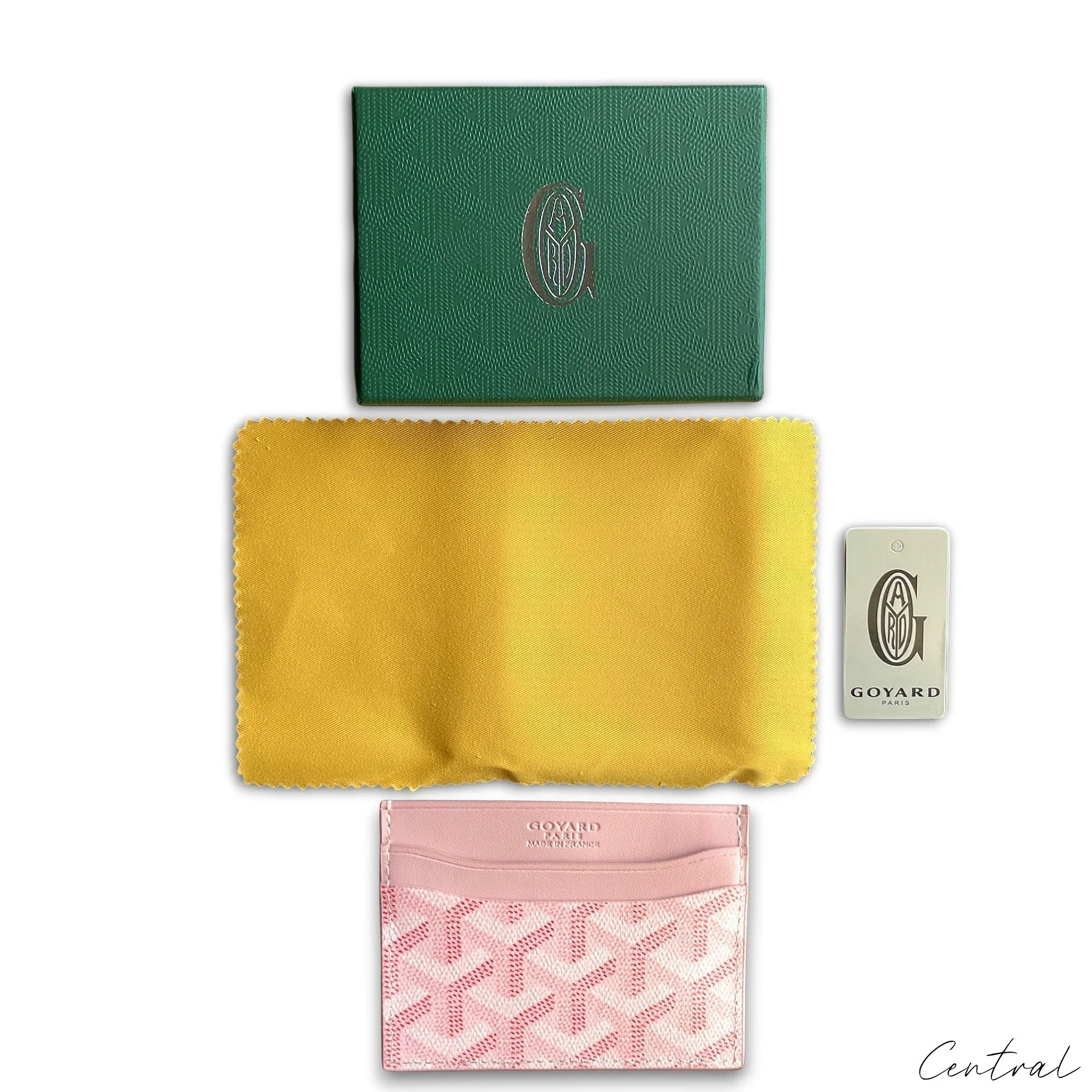 Goyard Card holder Pink