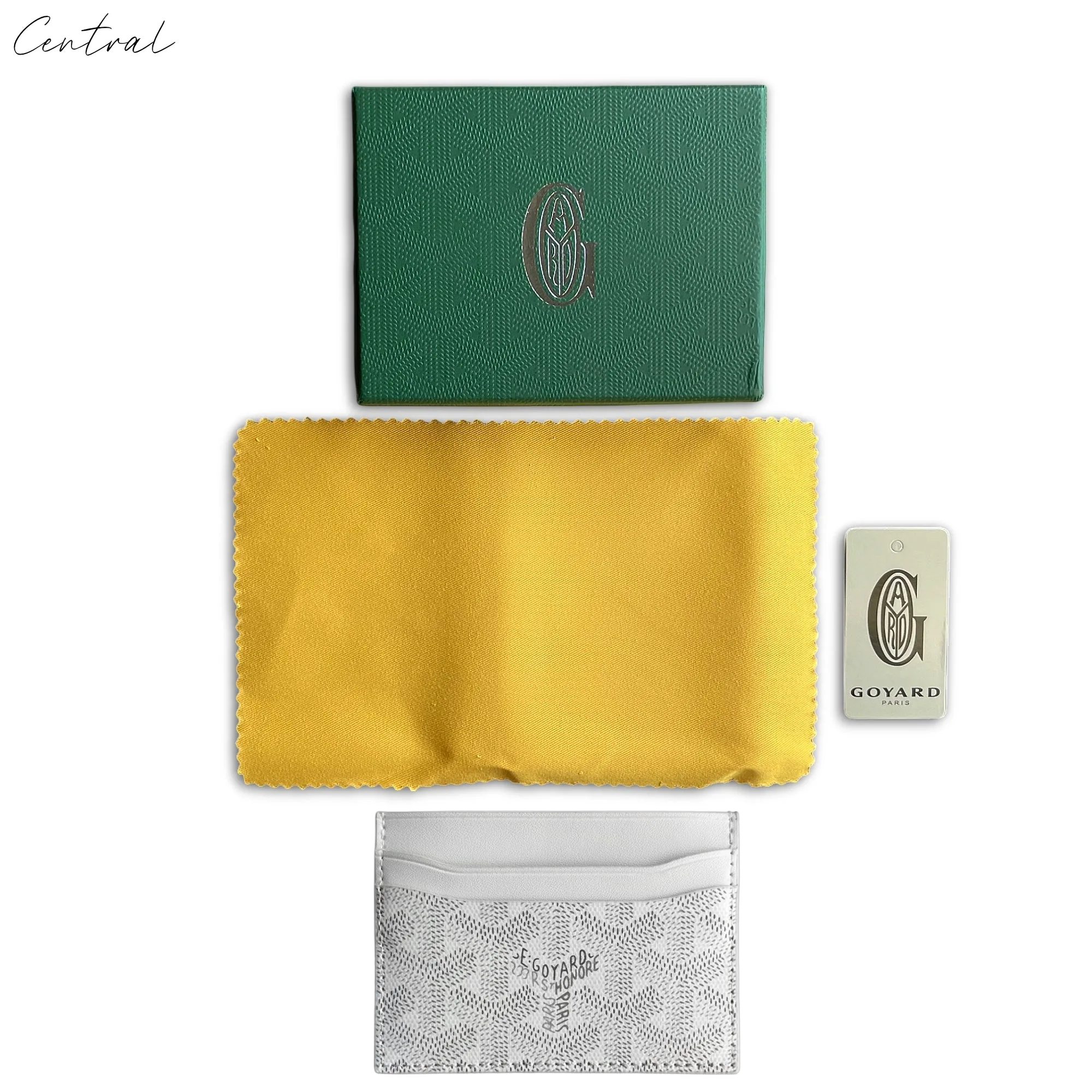 Goyard Card holder White