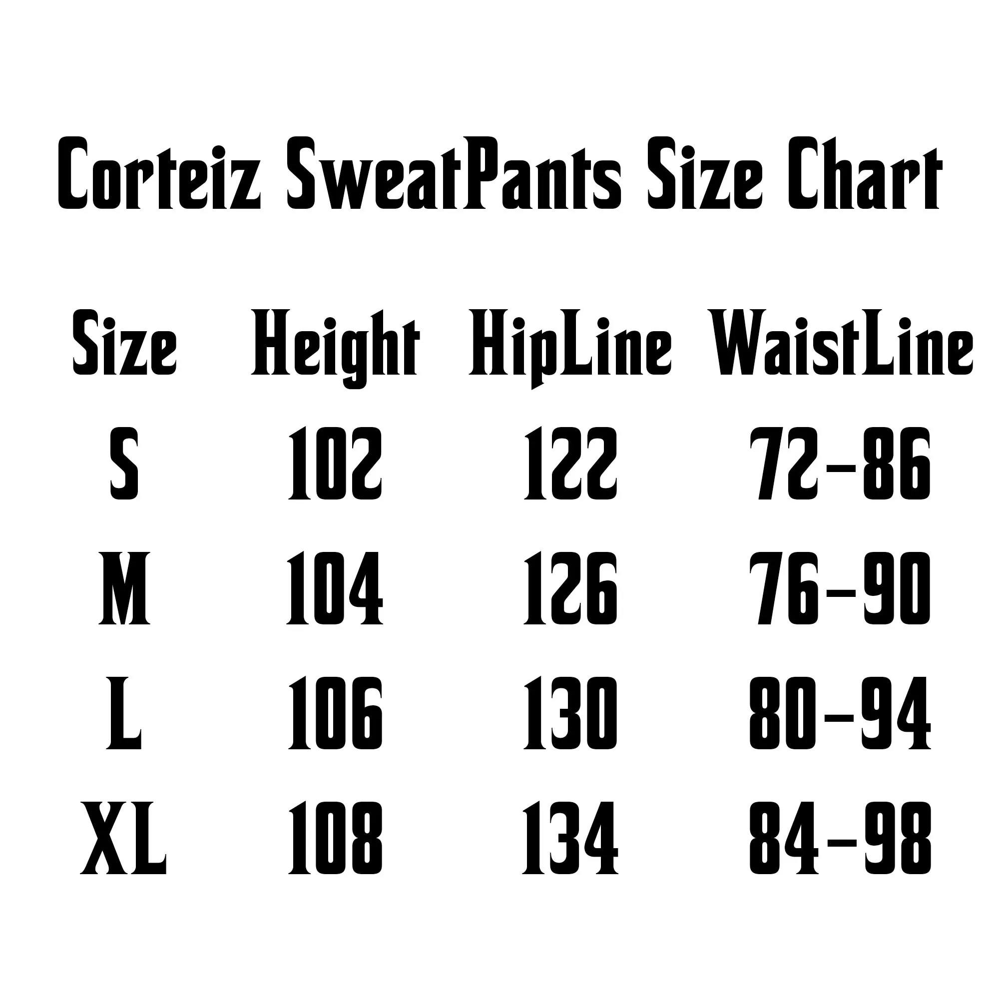 Corteiz Alcatraz SweatPants Black