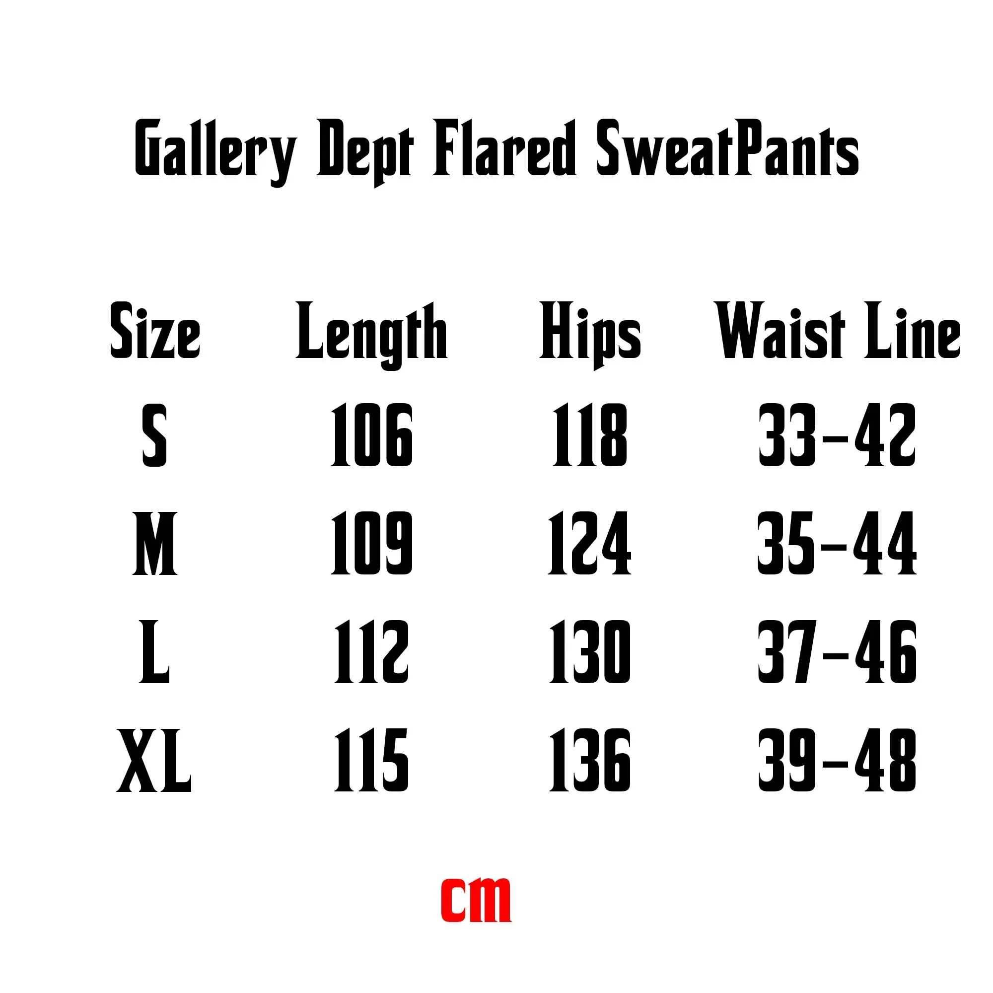 Gallery Dept Flared SweatPants