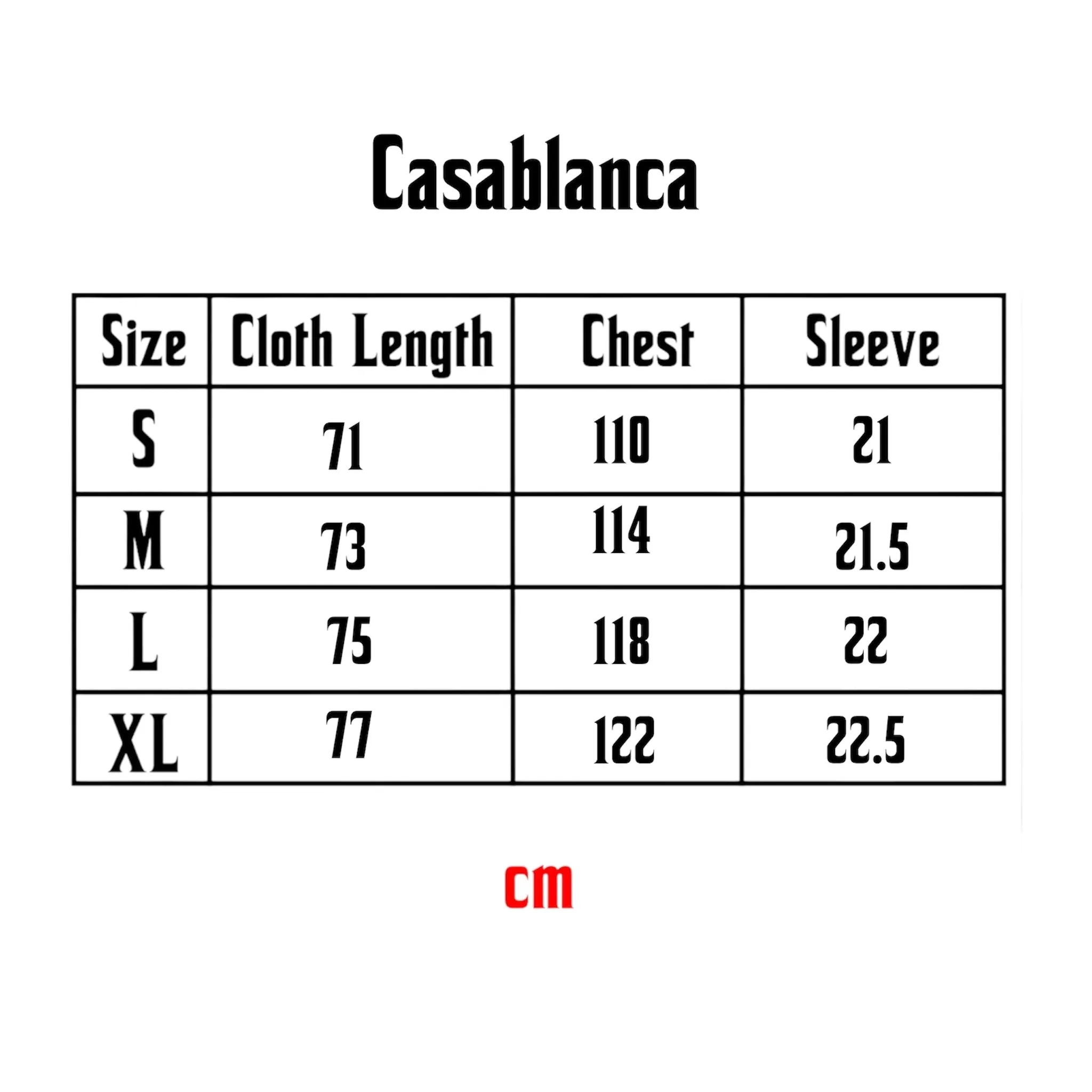 Casablanca t-shirt - Black