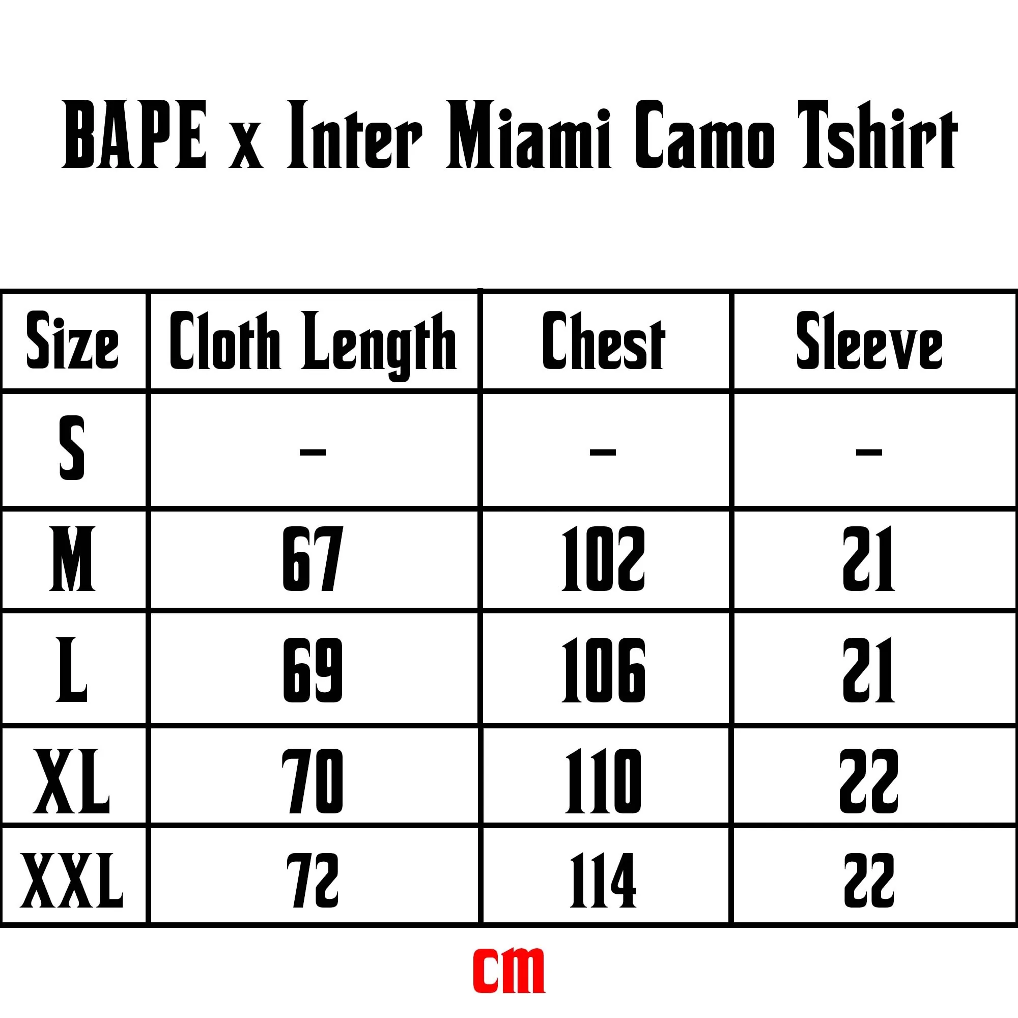 BAPE x Inter Miami Camo T-shirt - Pink
