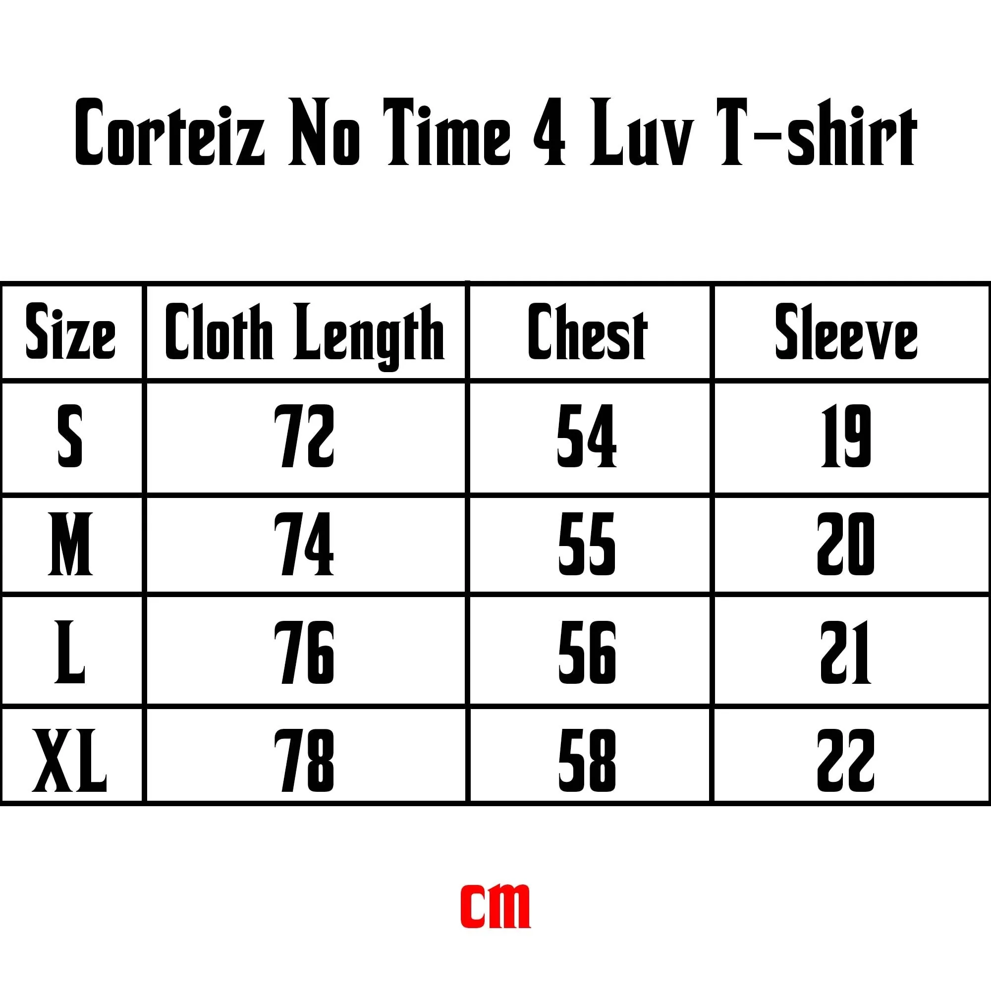 Corteiz No Time 4 Luv T-shirt