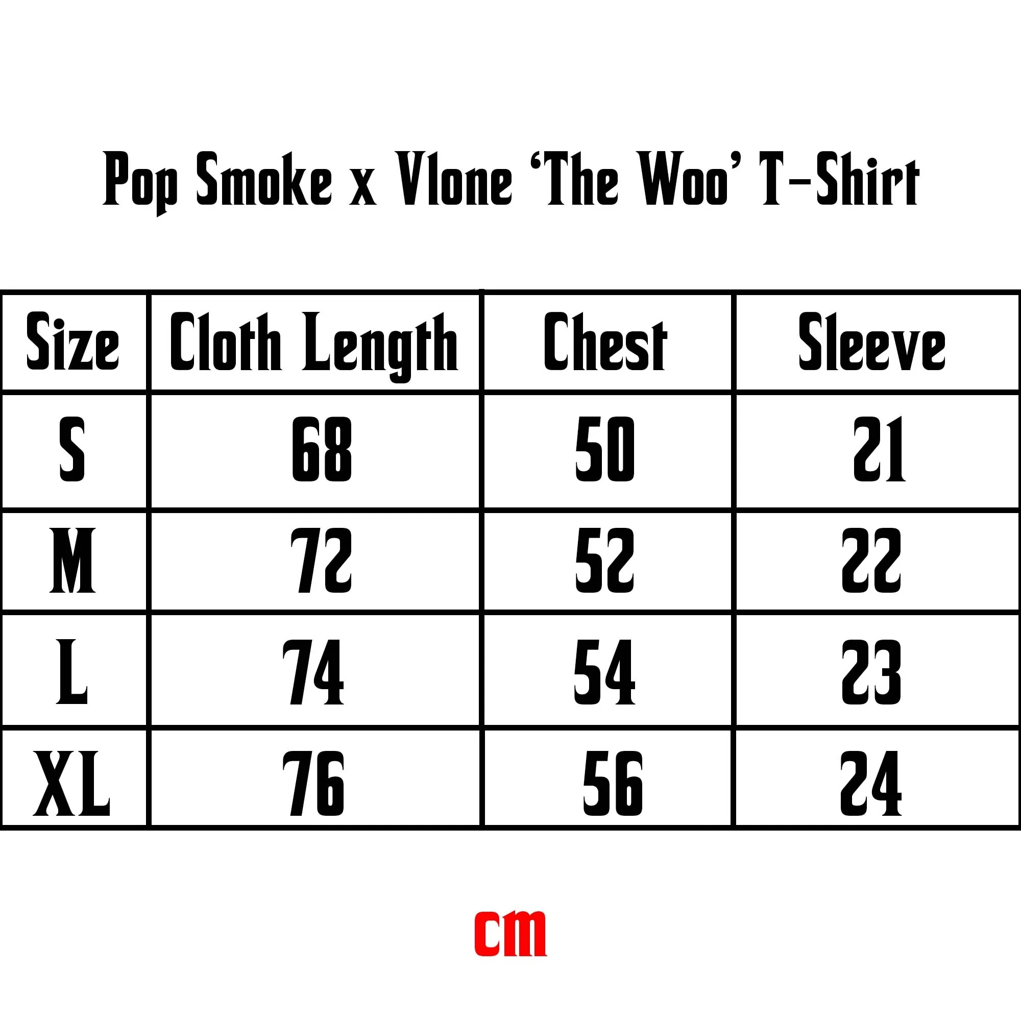 Pop Smoke x Vlone ‘The Woo’ White T-Shirt