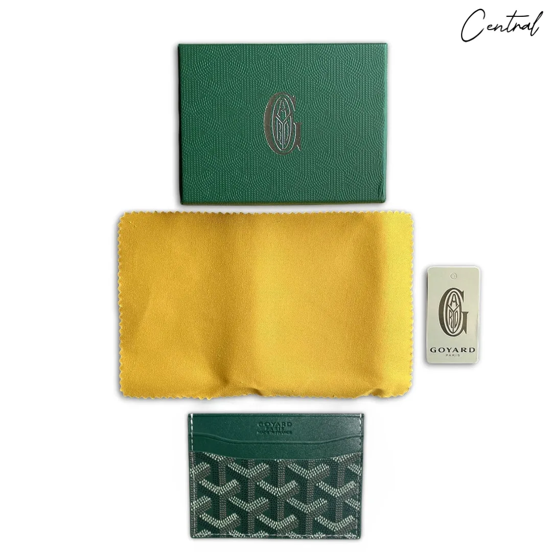 Goyard Card holder Green