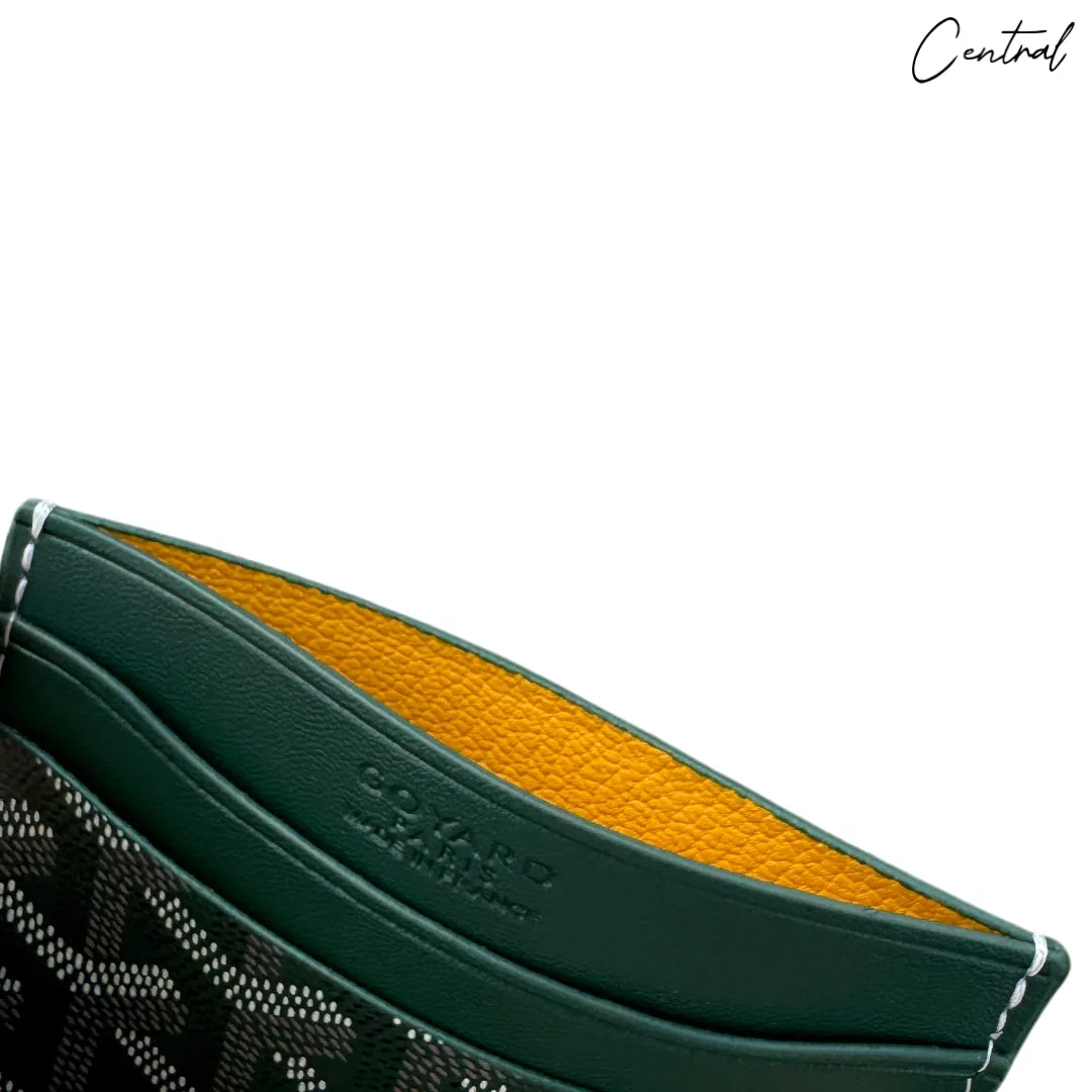 Goyard Card holder Green