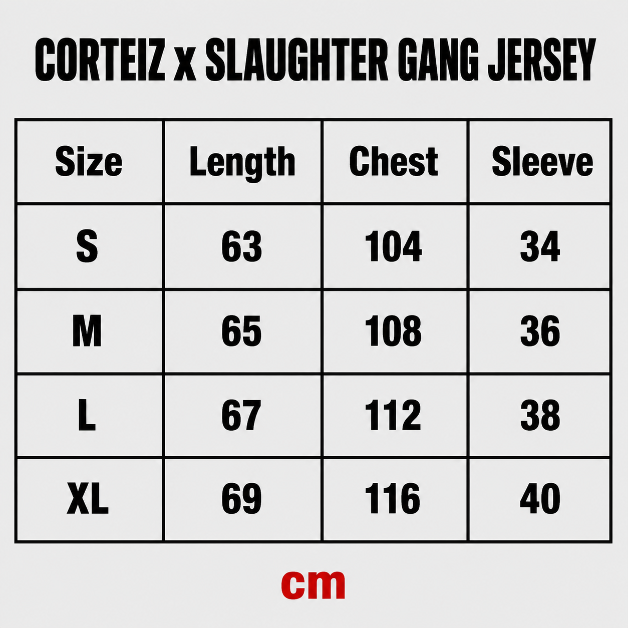 CORTEIZ x SLAUGHTER GANG JERSEY