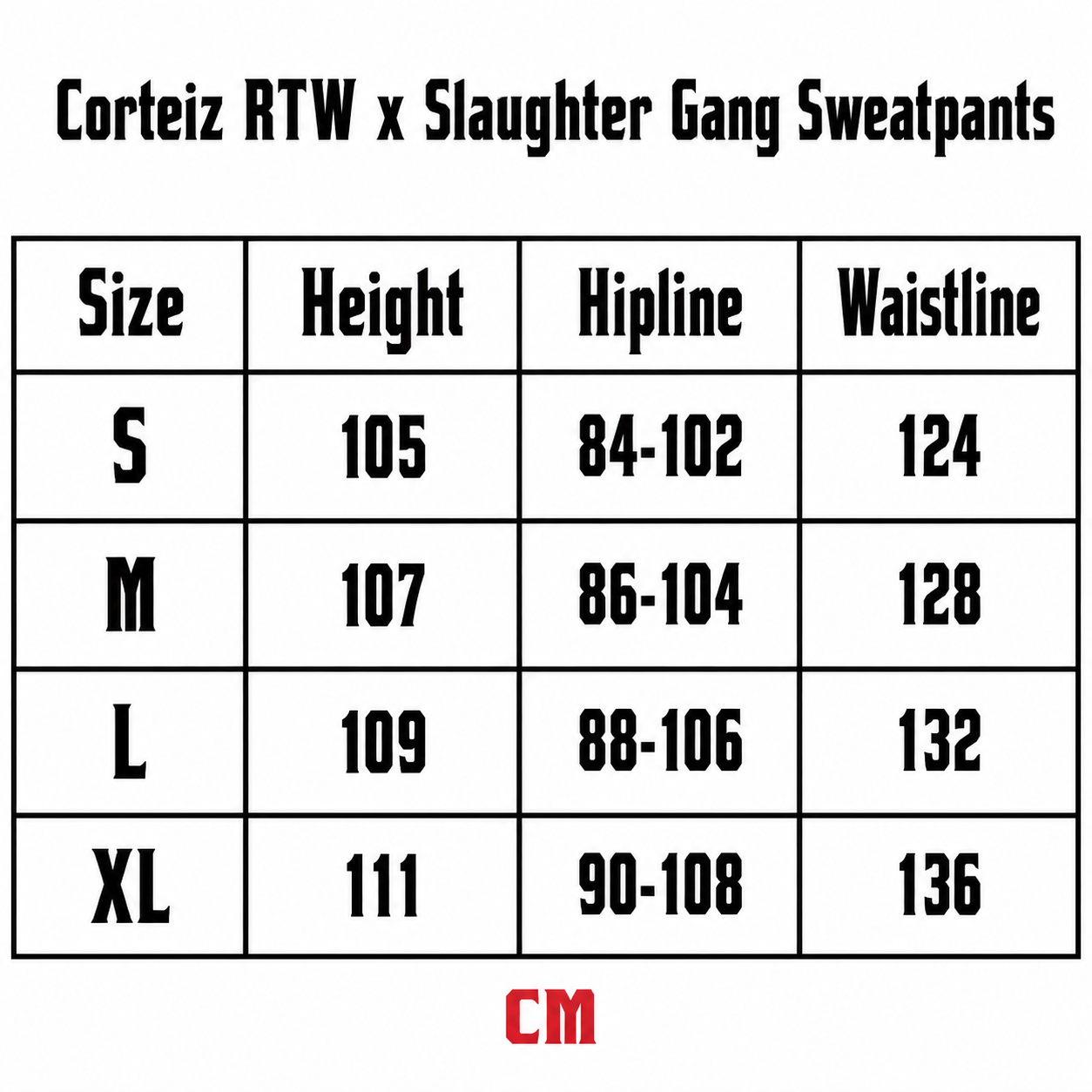 Corteiz RTW x Slaughter Gang Sweatpants