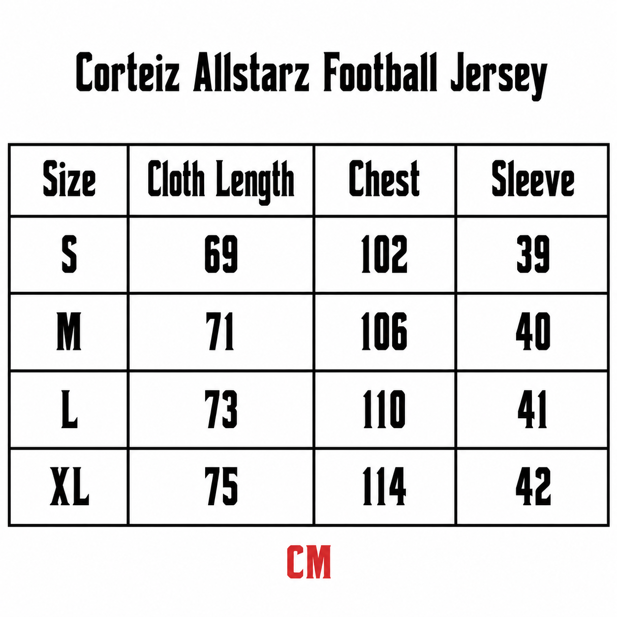 Corteiz Allstarz Football Jersey