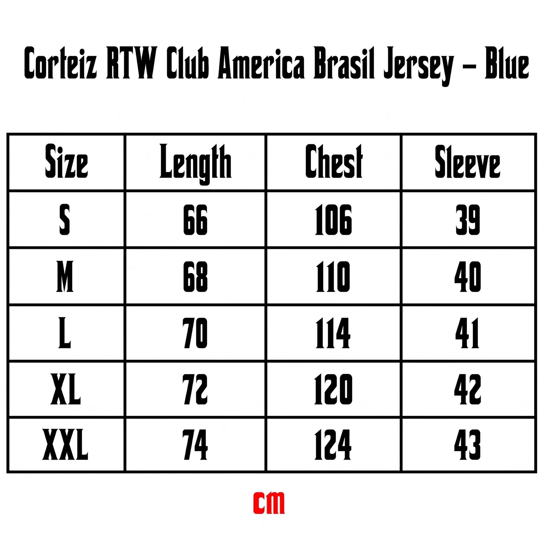 Corteiz RTW Club America Brasil Jersey – Blue