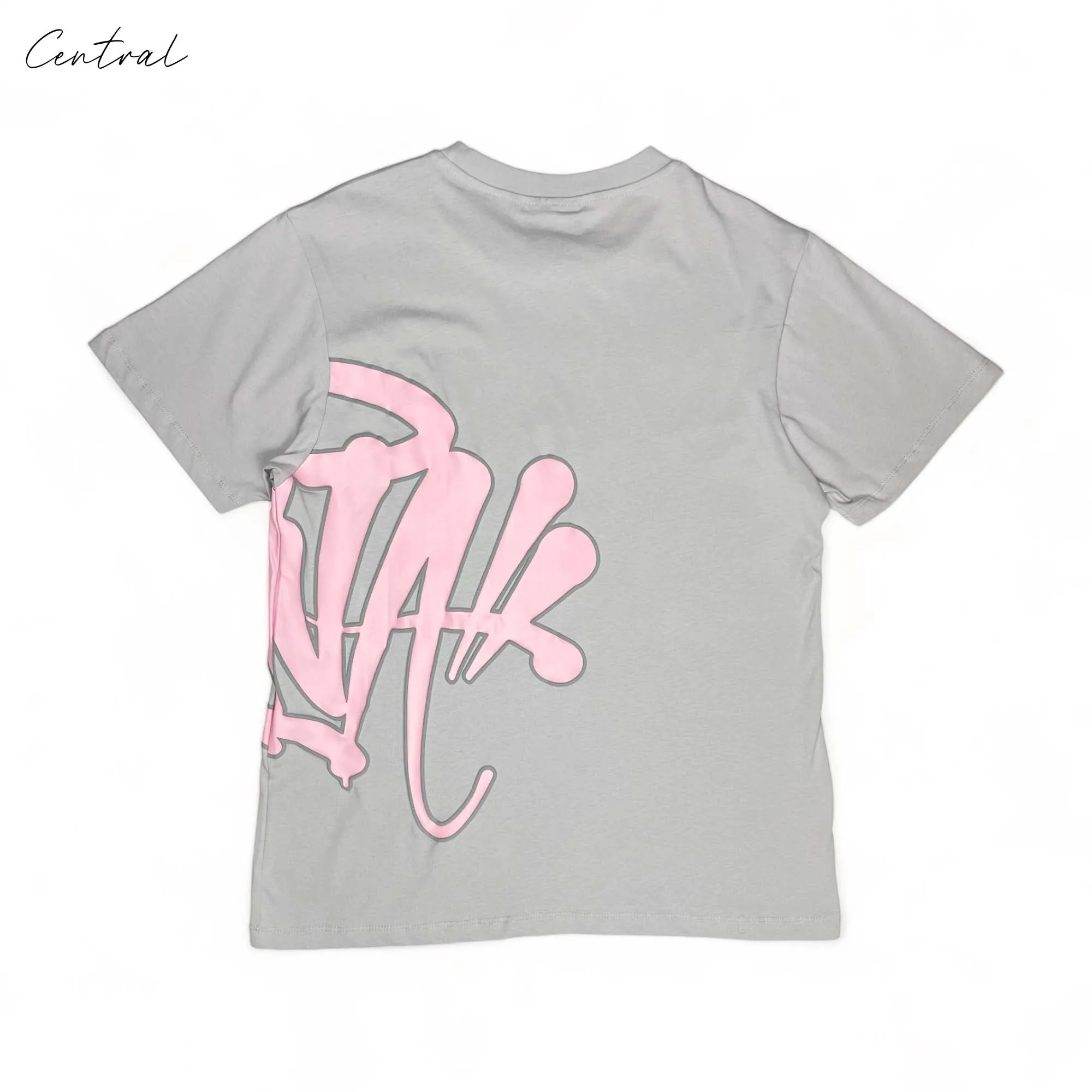 Syna World Short Set Gray & Pink