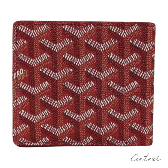 Goyard Card Holder - Burgundy Gift Box