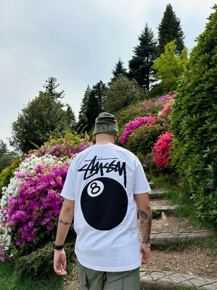 Stussy Pool Ball T-Shirt - White