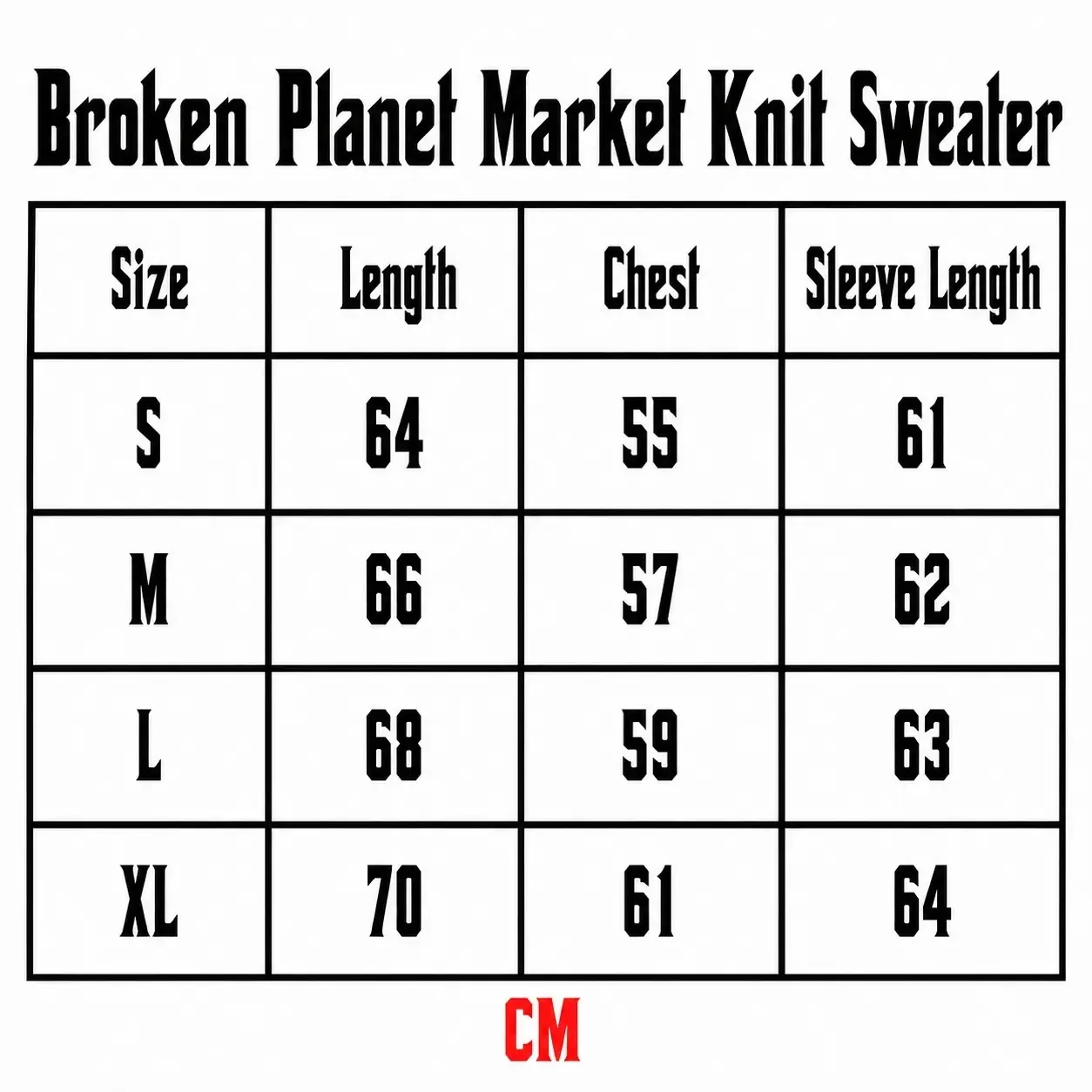 Broken Planet Market Knit Sweater - Black White