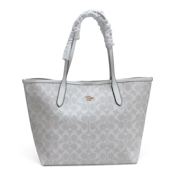 Coach Tote Bag - Glacier White