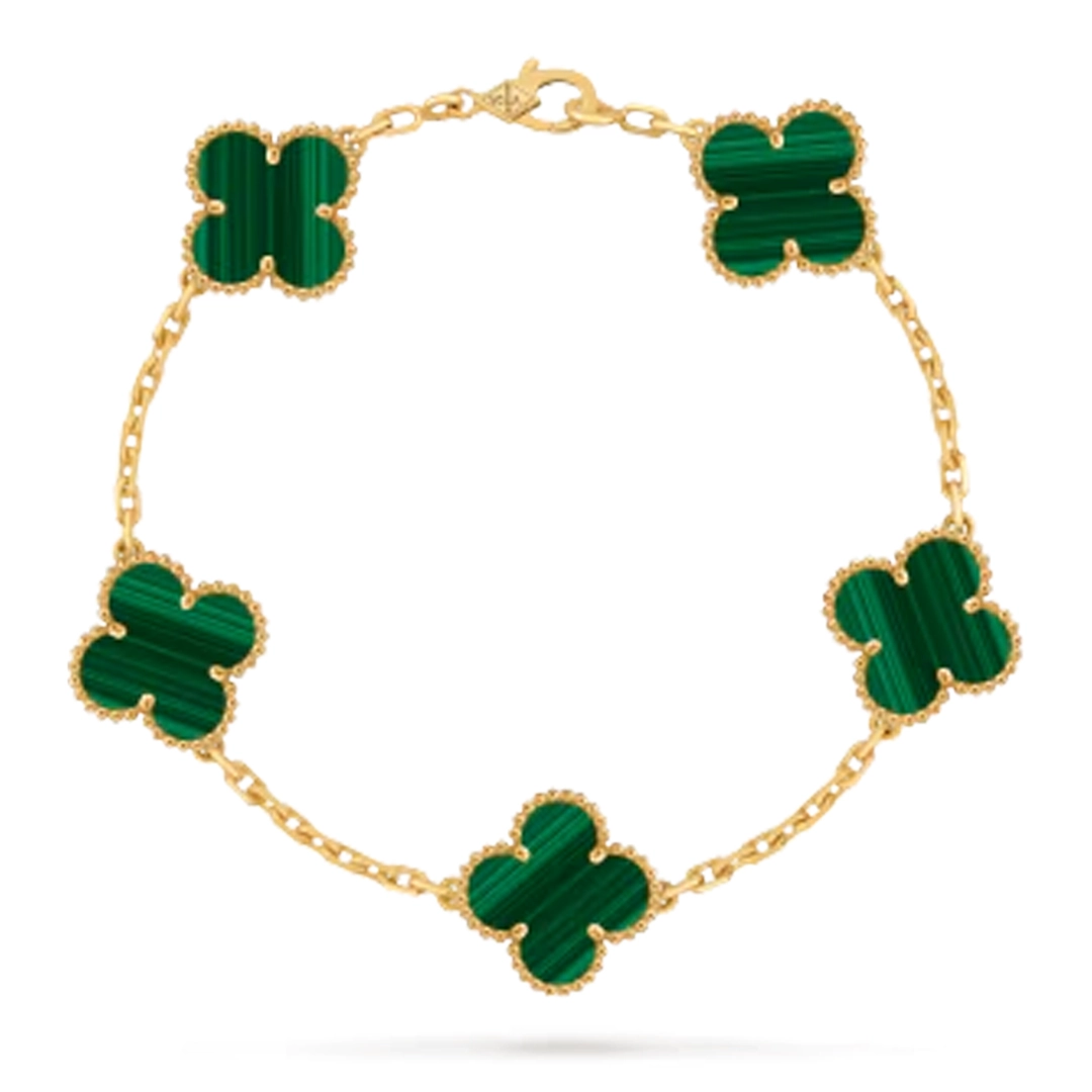 Van cleef Bracelet - Golden Malachite