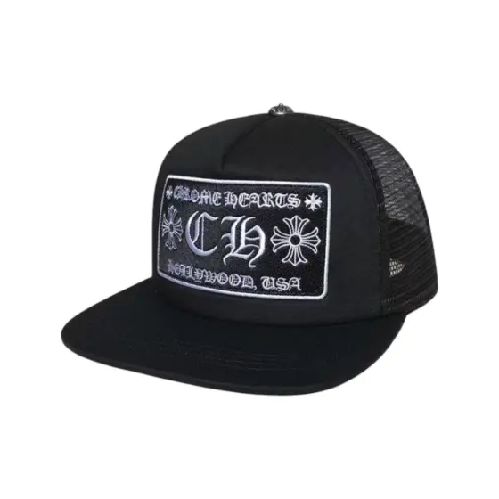 Chrome Hearts Hollywood Trucker - Black