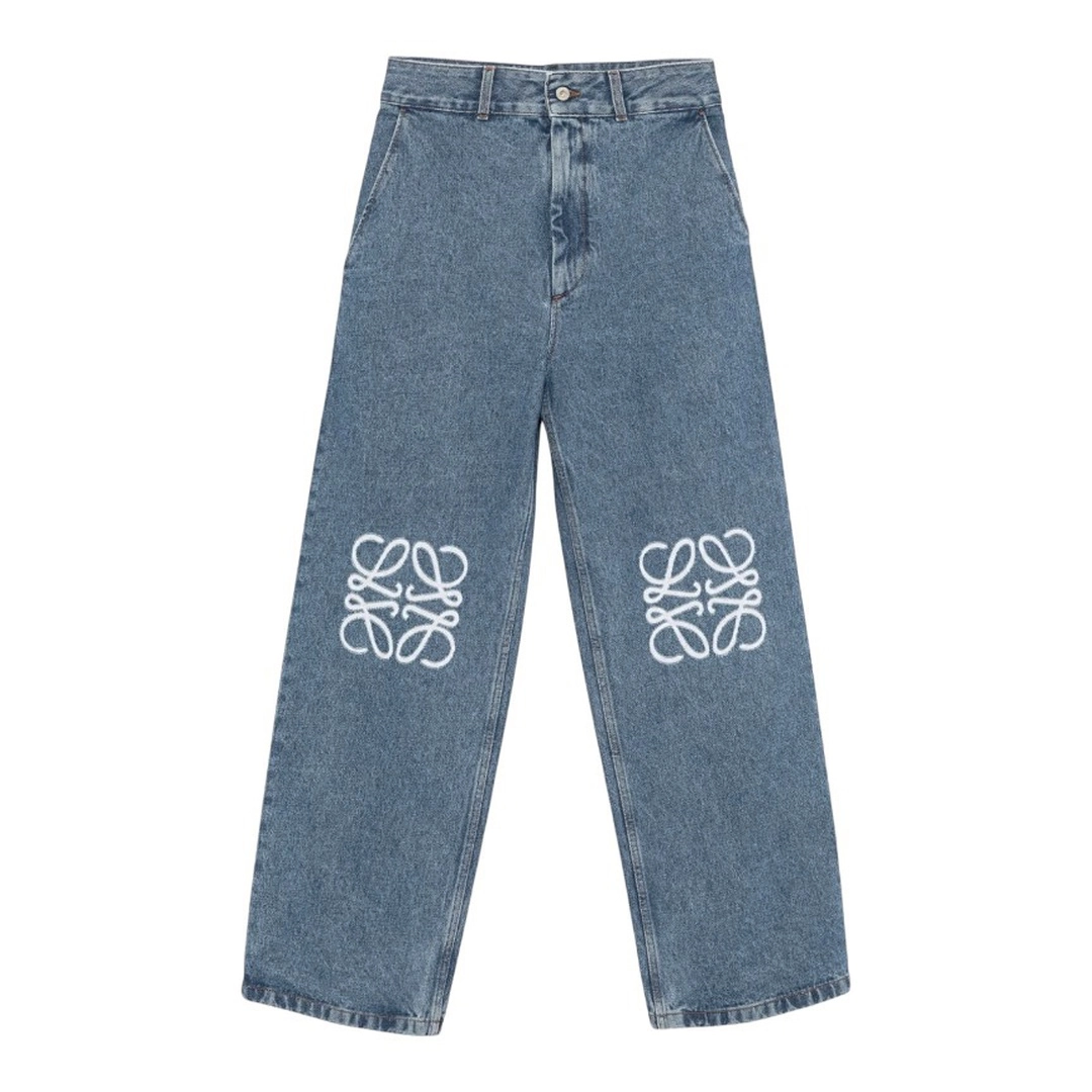 LOEWE Anagram Jeans - Light Blue