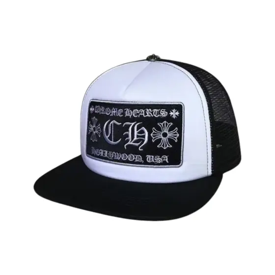 Chrome Hearts Hollywood Trucker - White Black