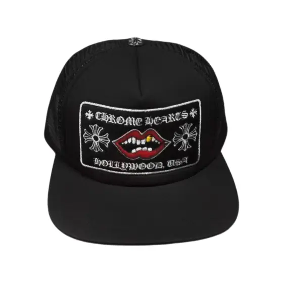 Chrome Hearts Chomper Hollywood Trucker - Black