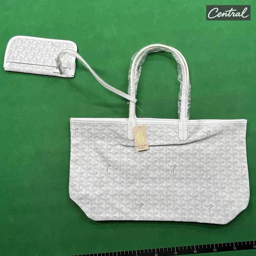 Goyard Saint Louis PM Bag - white