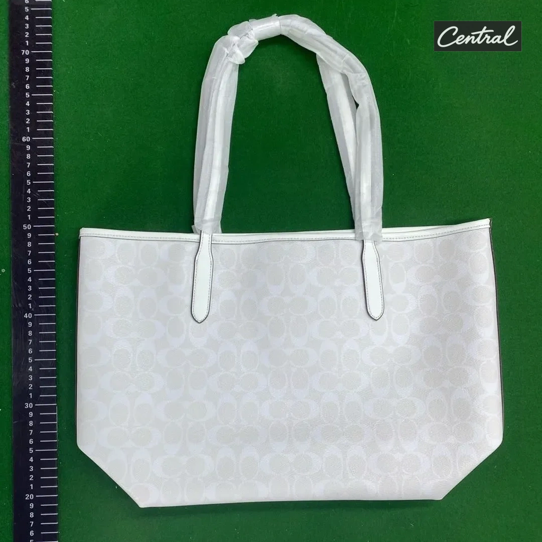 Coach Tote Bag - Glacier White
